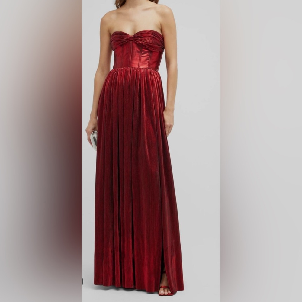 Bronx and banco red gown